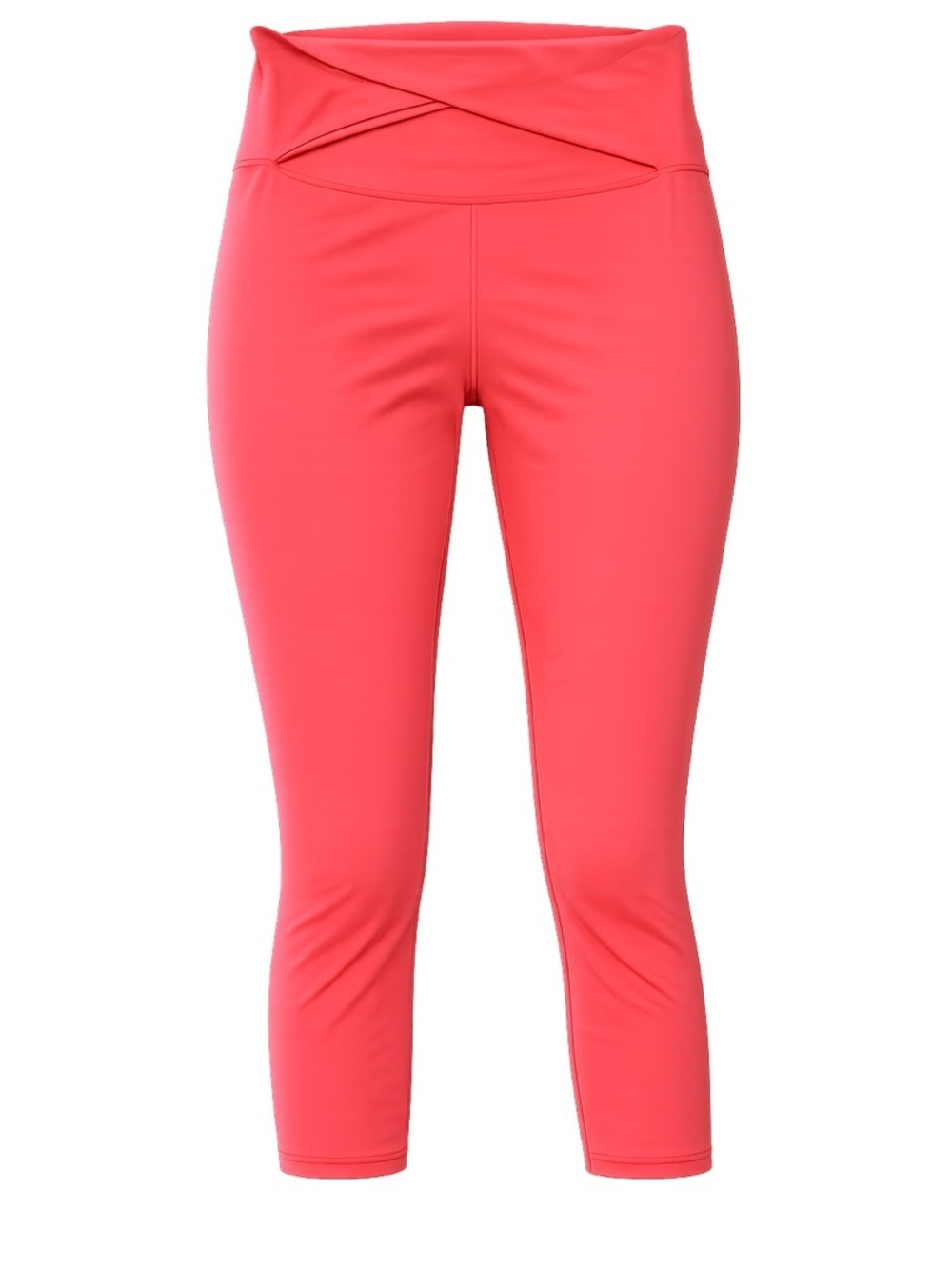 Aerie Real Me cropped coral leggings, XL